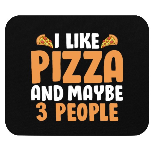 Funny Cheese Pizza Mouse Pads