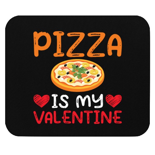 Valentine Day Pizza Gift Mouse Pads