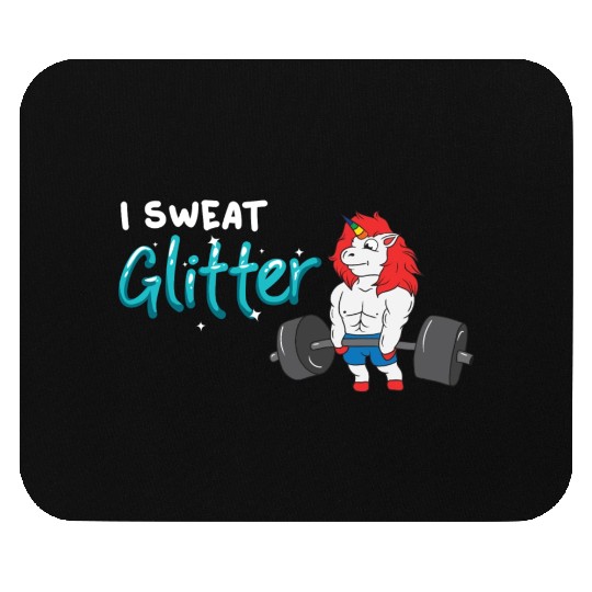 Unicorn Muscle Workout Fitness Training Sport Gym Mouse Pads