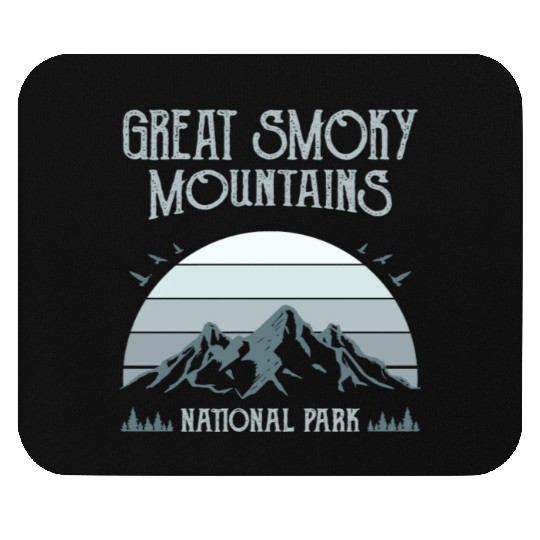 Great Smoky Mountains Vintage National Park Mouse Pads