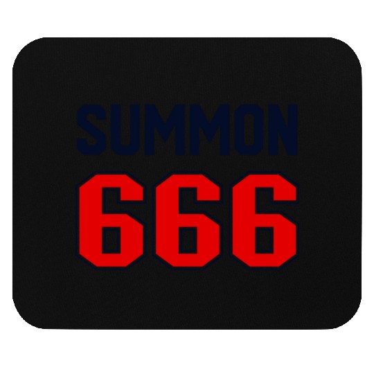 Summon 666 Jersey Satanist Devil Worshipper 666 Mouse Pads