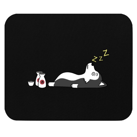 Husky Sake Drunk Mouse Pads
