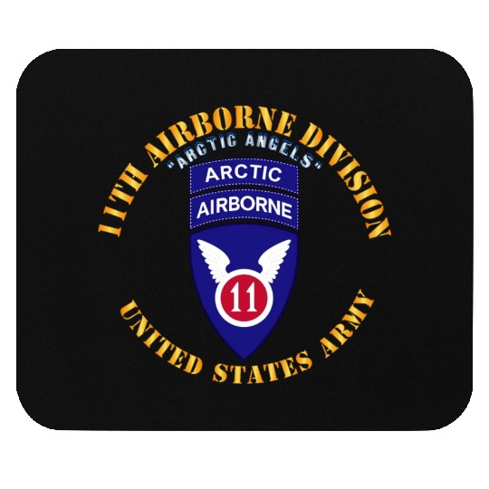 11th Airborne Division Arctic Angels w Arctic Tab Mouse Pads