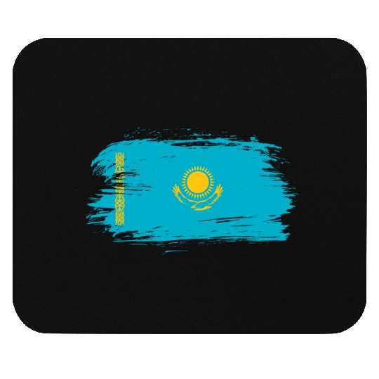 Kazakhstan flag Mouse Pads