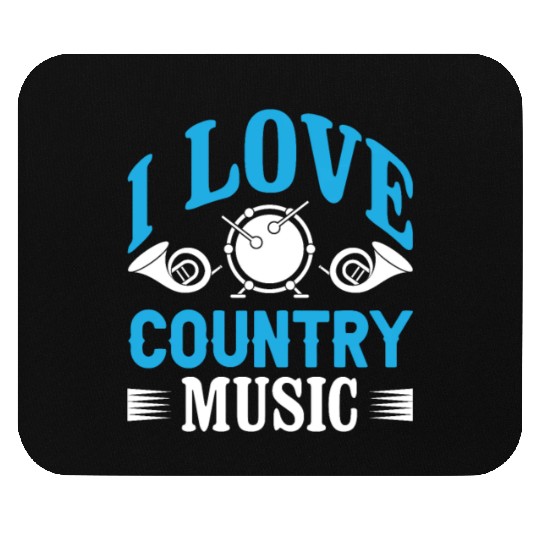 I love Country Music Mouse Pads