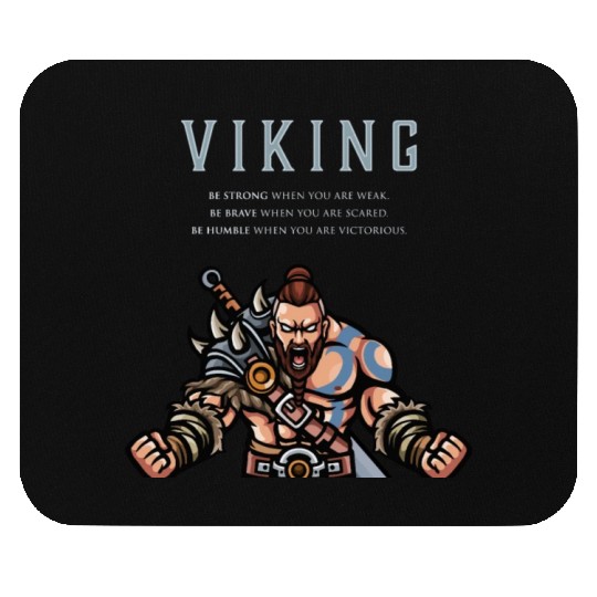 Viking Warrior Be Strong Be Brave Be Humble 2 Mouse Pads