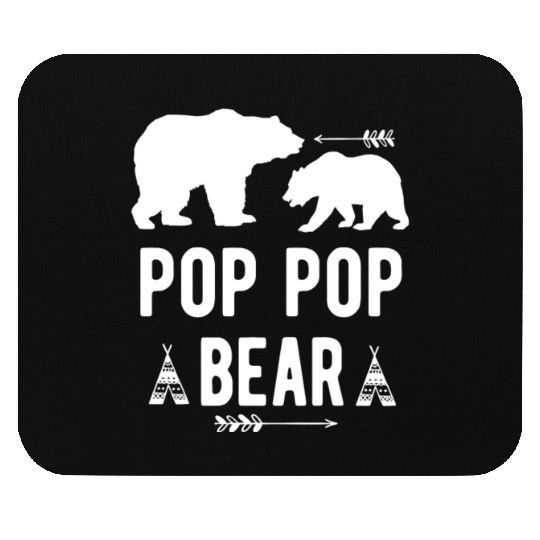Pop Pop Bear Arrow Grandpa Bear Grandparents Mouse Pads