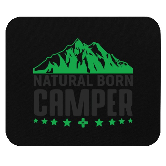 Natural Born Camper Mouse Pads