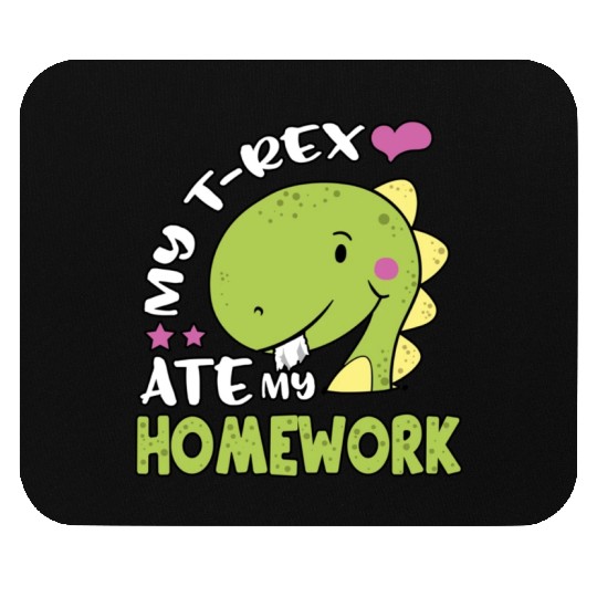 Tyrannosaurus Back to School TRex for Kids TRex At Mouse Pads