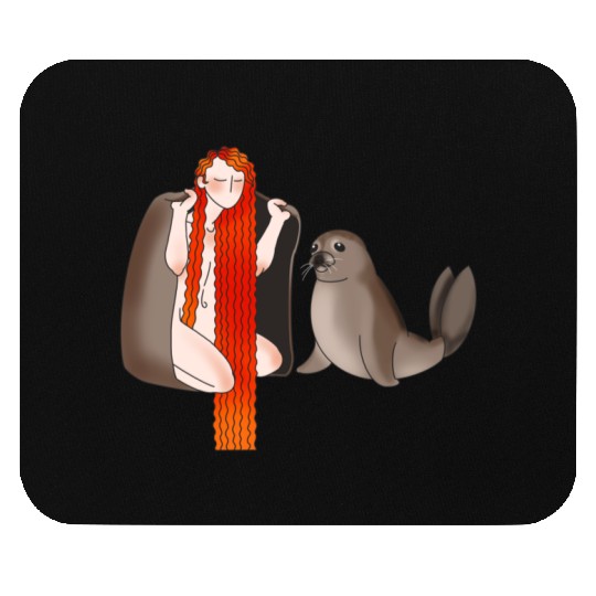 Selkie and Seal Mouse Pads