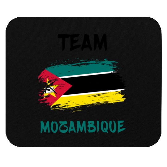 Team Mozambique flags design Mouse Pads