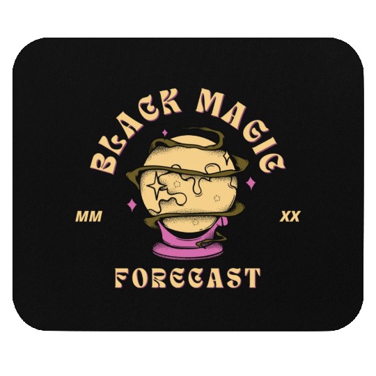 Pink Yellow Typography Mouse Pads