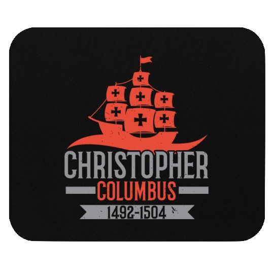 Columbus Day Navigator Ship Christopher Columbus Mouse Pads
