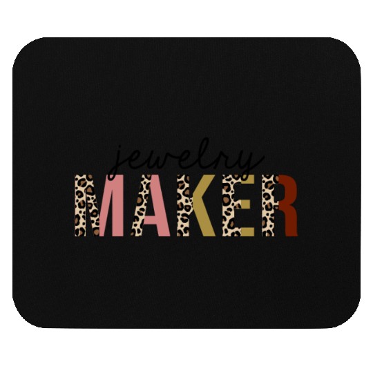 Jewelry Maker Leopard Print Funny Mouse Pads