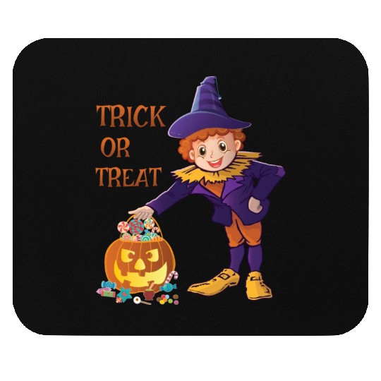 Trick Or treat halloween Mouse Pads