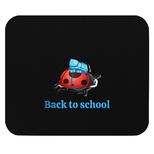 Ladybug back to school Mouse Pads