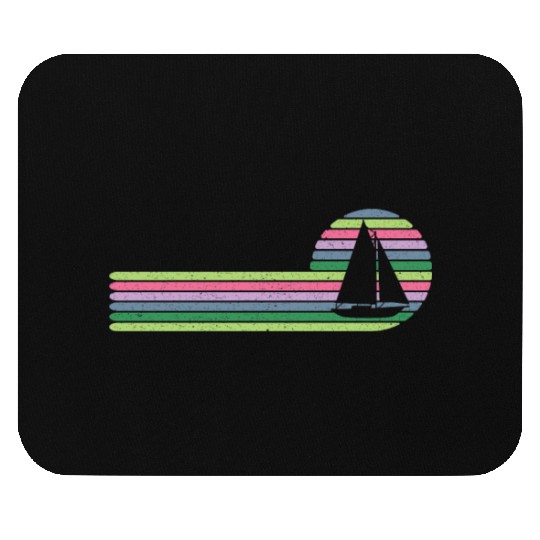 Sailor Sunset Sailboat Skipper Captain Sailing Mouse Pads