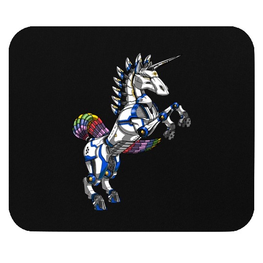 Unicorn Robot Futuristic Monster Mouse Pads