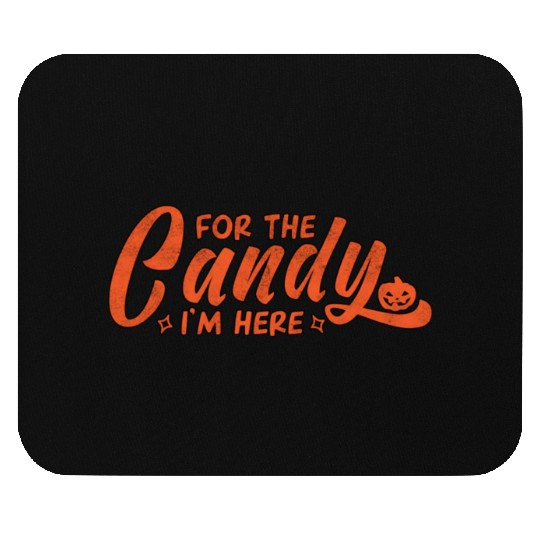 The Candy I´M Here Halloween Orange Mouse Pads