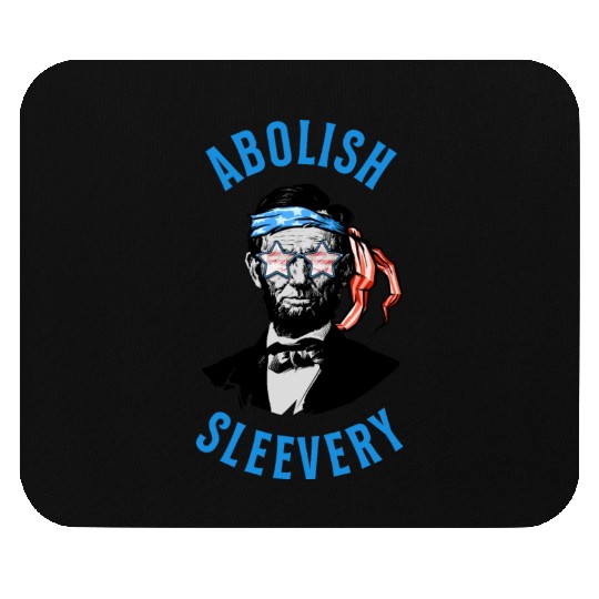 Funny Abraham Lincoln Flag United States Patriotic Mouse Pads