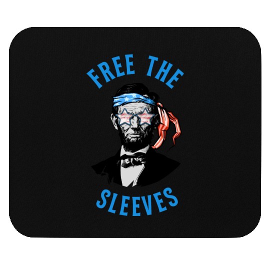 Funny Abraham Lincoln Flag United States Patriotic Mouse Pads