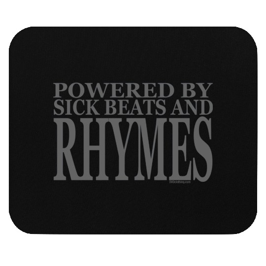 Powered by sick Beats and Rhymes Hip Hop Rap MC Be Mouse Pads