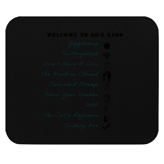 80's Old School Slangs Mouse Pads