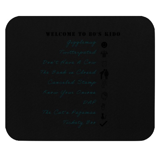 80's Old School Slangs Mouse Pads