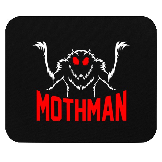 Folklore Monsters Cryptid Goth Mothman Mouse Pads