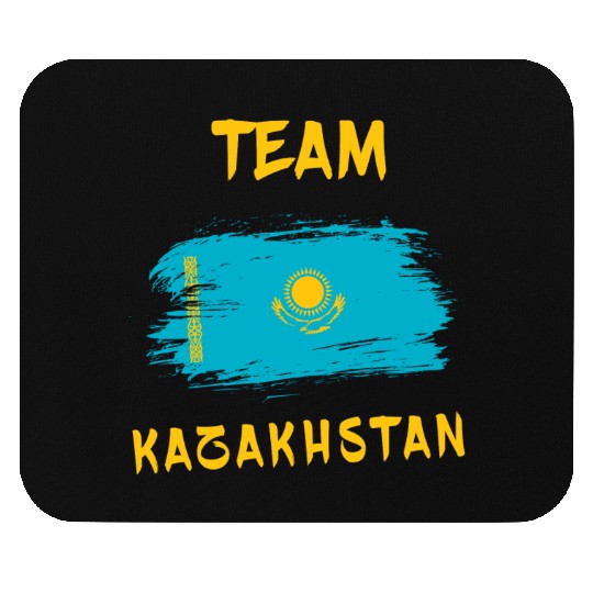 Team Kazakhstan flags design Mouse Pads