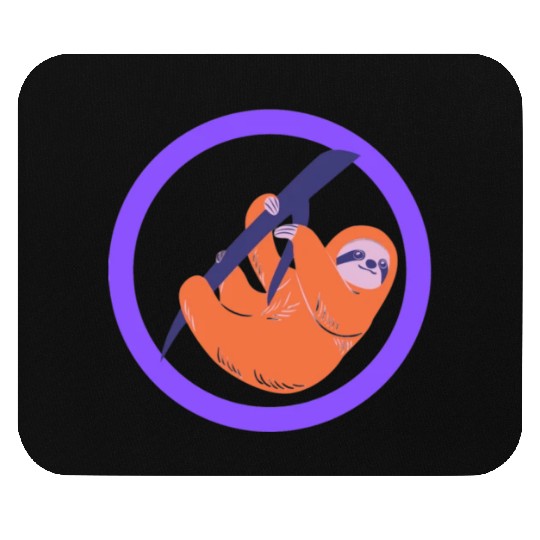 durable sloth Zoo design ready premium design Mouse Pads