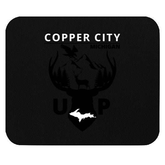 Copper City Michigan Upper Peninsula Mouse Pads
