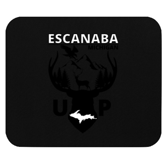 Escanaba Michigan Upper Peninsula Mouse Pads