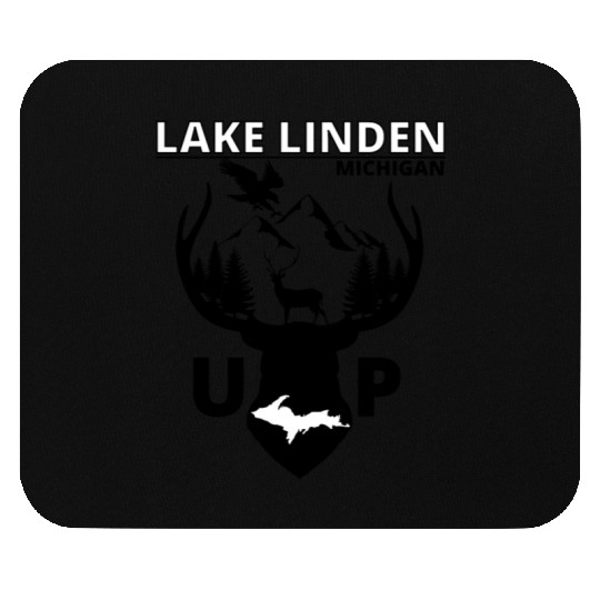 Lake Linden Michigan Upper Peninsula Mouse Pads