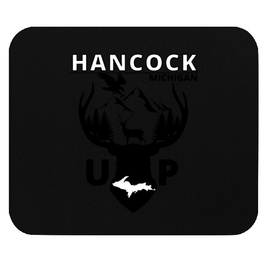 Hancock Michigan Upper Peninsula Mouse Pads