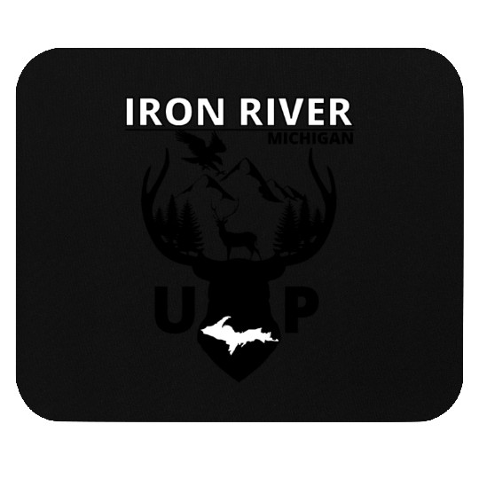 Iron River Michigan Upper Peninsula Mouse Pads