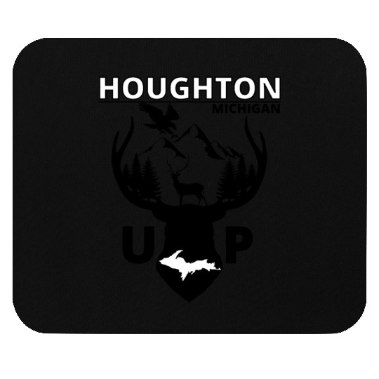 Houghton Michigan Upper Peninsula Mouse Pads