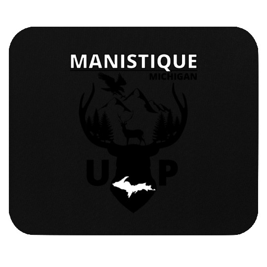 Manistique Michigan Upper Peninsula Mouse Pads