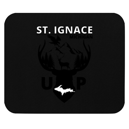 St. Ignace Michigan Upper Peninsula Mouse Pads