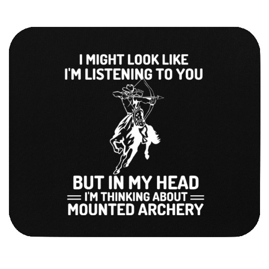 mounted archery Mouse Pads