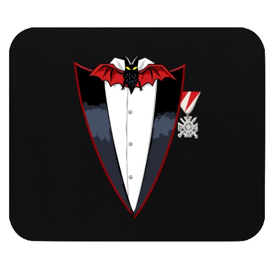 Realistic Dracula Tuxedo Instant Costume Mouse Pads