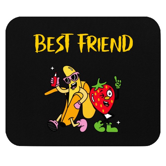 Banana design cartoon Mouse Pads