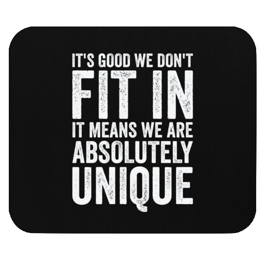 Positivity Misfits Poets Poetry Unique Uniqueness Mouse Pads