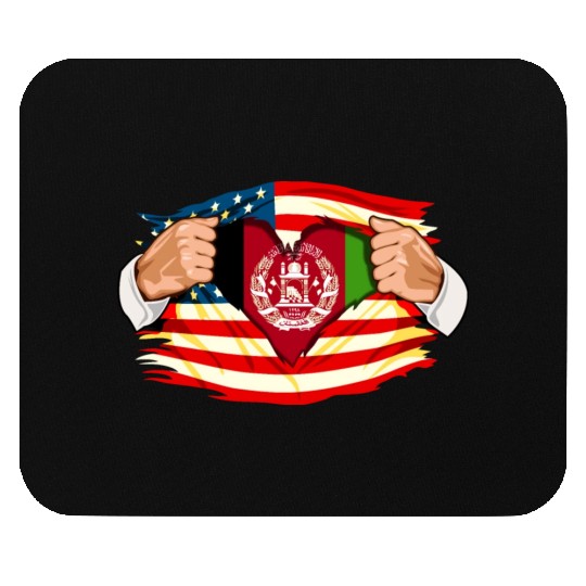 Afghanistan Who Live in America Afghani Flag Mouse Pads
