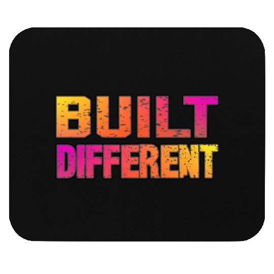 Built Different On Another Level Funny Gaming Mouse Pads