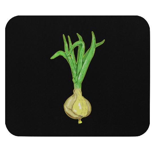 Onion plant Mouse Pads