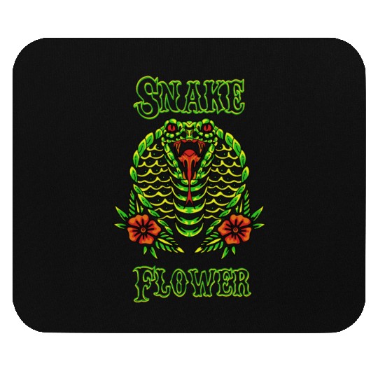 snake flower Mouse Pads