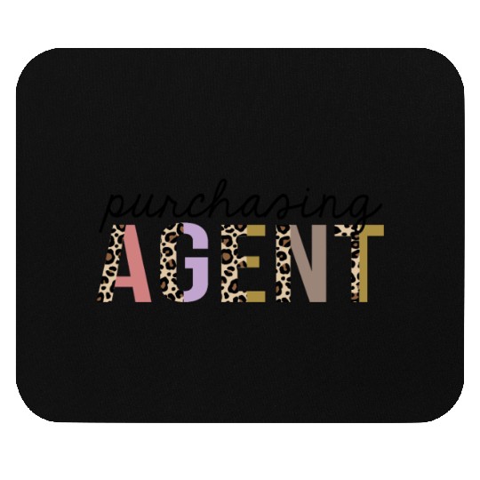 Purchasing Agent Leopard Print Funny Mouse Pads