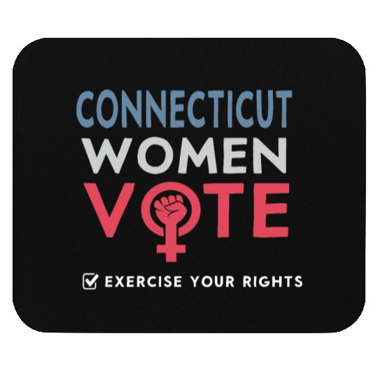 Connecticut Women Vote Voter 2022 Election Mouse Pads