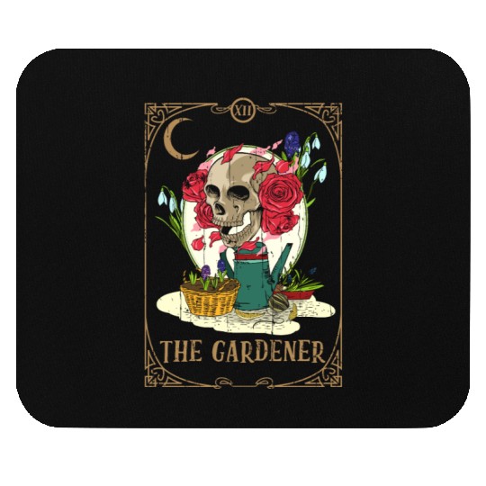 Garden Plants Tarot Card Occult Club Gothic Mouse Pads